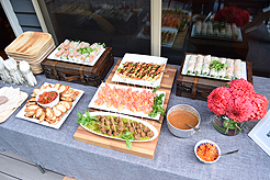 A GARDEN WEDDING RECEPTION